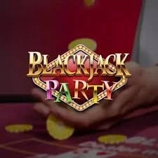 Blackjack Party logo – Live Dealer by Evolution at VemaBet Casino