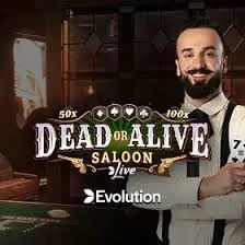 Dead or Alive: Saloon logo by Evolution VemaBet Casino
