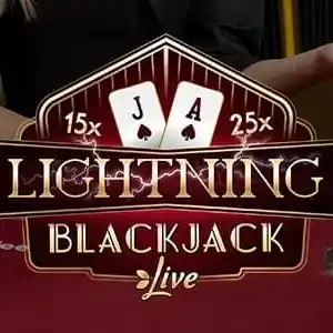 Lightning Blackjack slot visual from Evolution available on vemabet-casino.pt