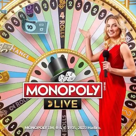 Play the Monopoly Live slot by Evolution on VemaBet Casino