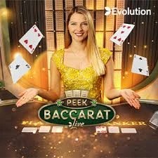 Peek Baccarat casino game by Evolution – featured logo at VemaBet Casino