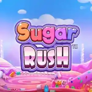 Sugar Rush online game logo by Pragmatic Play on vemabet-casino.pt